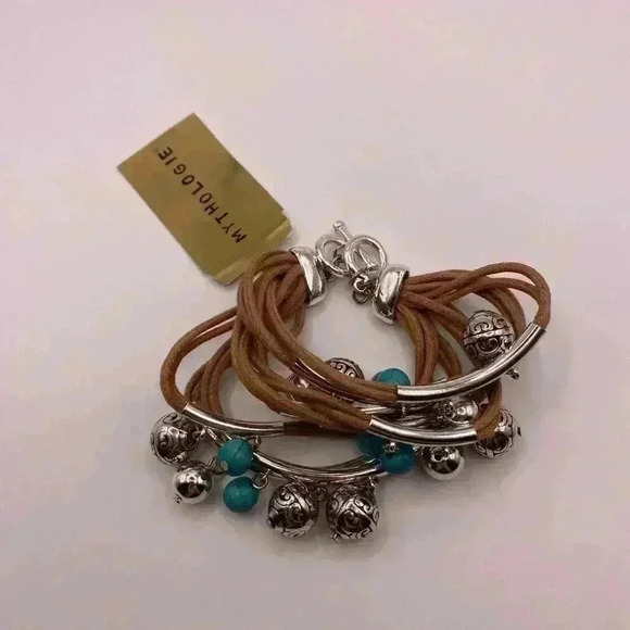 Jewelry - NWT Turquoise Bracelet Silver Blue